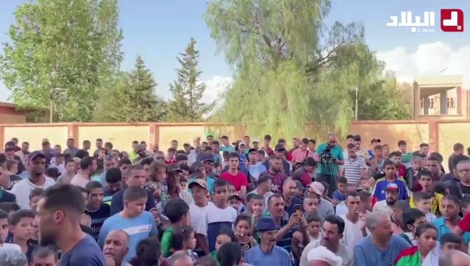 بداية توافد جماهير غفيرة بولاية تيارت لمتابعة سباق البطل الجزائري جمال #سجاتي