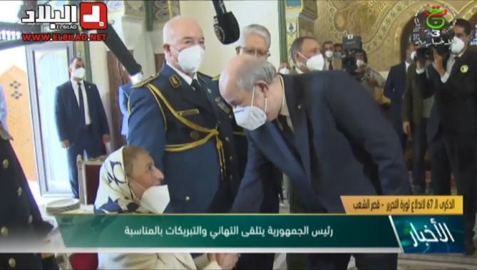 رئيس الجمهورية يشرف على حفل استقبال بقصر الشعب بمناسبة ذكرى أول نوفمبر