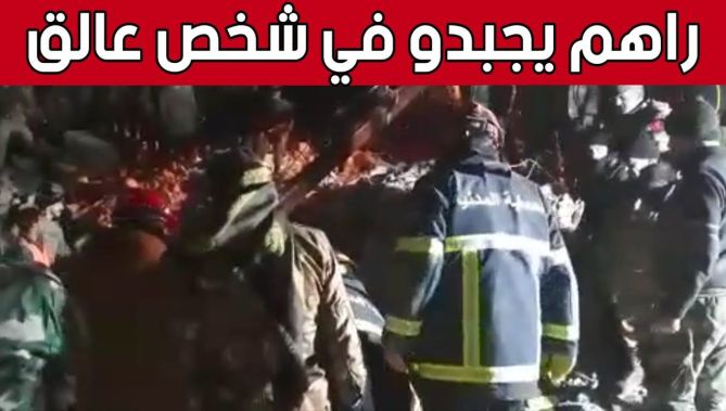 جانب من عمليات الإنقــ. .ــاذ لفرقة الحماية المدنية بمدينة حلب بـ #سوريا.. شاهد: