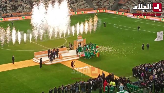 شاهد لحظة تتويج المنتخب السنغالي ببطولة "الشان"