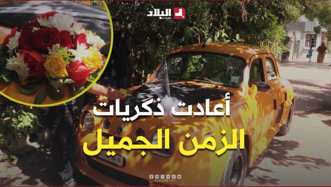 سيارة عتيقة تجوب شوارع #البويرة .. وتعيد ذكريات الزمن الجميل