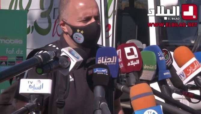 بلماضي : حضرنا جيدا لمواجهة بوركينا فاسو ومستعدين للعودة بالفوز