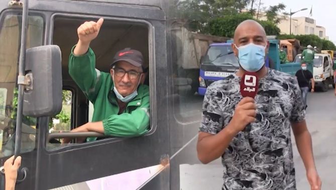 ميستر آبي يرافق عمال بلدية زرالدة بالعاصمة في حملة التعقيم التي قامت بها الولاية.. شاهدوا