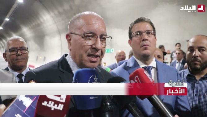 📌#قسنطينة: الرواق الأيسر لنفق جبل "الوحش" يدخل حيز الخدمة