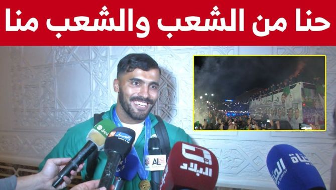 بن عيادة: "حنا من الشعب والشعب منا ويستاهل الفرحة ديما"