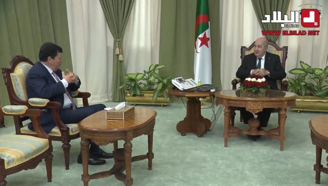 رئيس الجمهورية يخص بمقابلة رسمية البروفيسور إلياس زرهوني المستشار الخاص للوكالة الوطنية للأمن الصحي