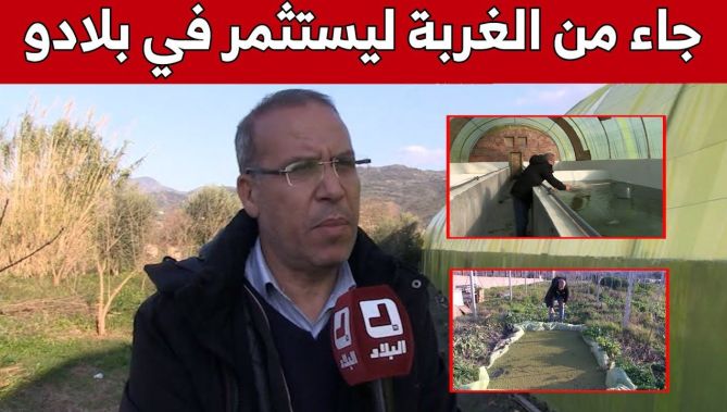عاد لأرض الوطن بعد إقامة مطولة في الغربة ليستثمر في مجال تربية الأسماك.. شاهدوا قصة زهير من جيجل