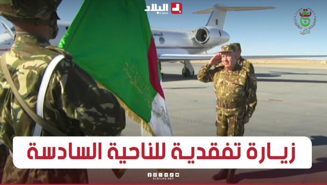 الفريق أول السعيــــد شنقريـــحة في زيـــارة تفدقيــة إلى الناحية العسكرية السادسة بتمنراست