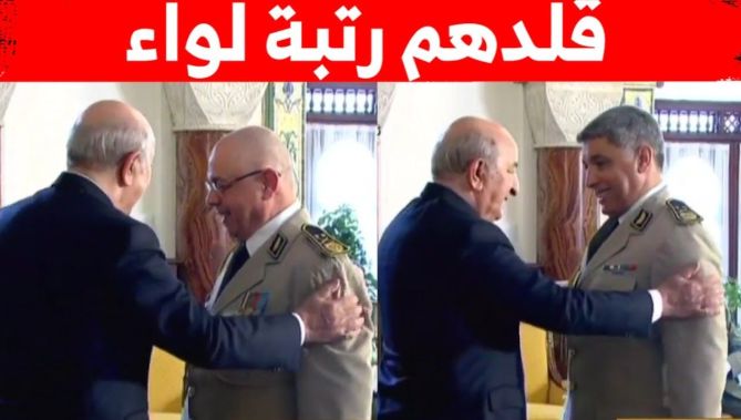 الرئيس تبون يقلد رتبة لواء لعدة عمداء من إطارات الجيش الوطني الشعبي
