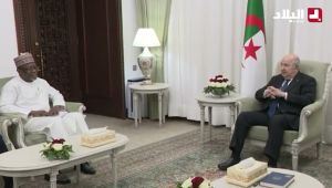 الرئيس #تبون يستقبل وزير الشؤون الخارجية والتعاون والنيجريين بالخارج للنيجر باكاري ياو سانغاري .