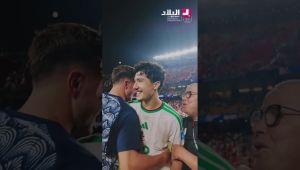 عقب تألقه في المباراة 🇩🇿 .. الموهبة مازة يحتفل بحسم التأهل إلى دور الـ32
